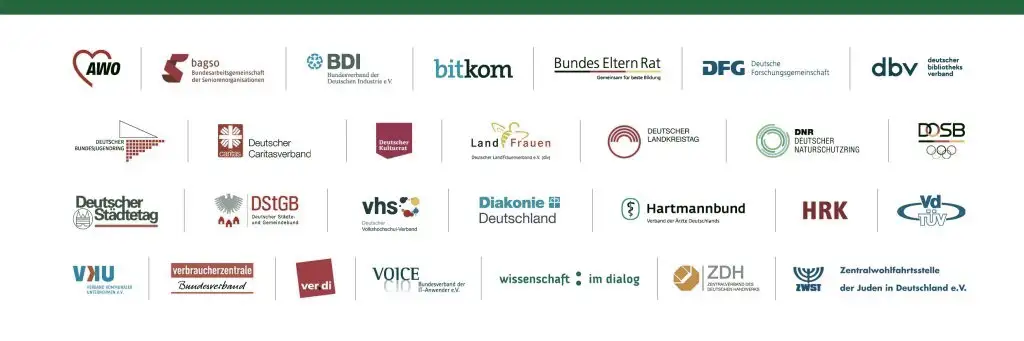 Logoleiste Initiative „Digital für alle“ 