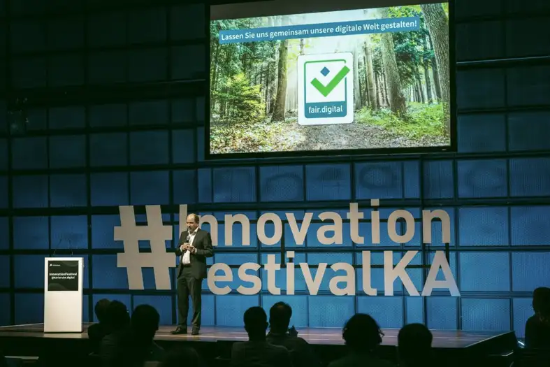 Martin Hubschneider beim InnovationFestival @karlsruhe.digital