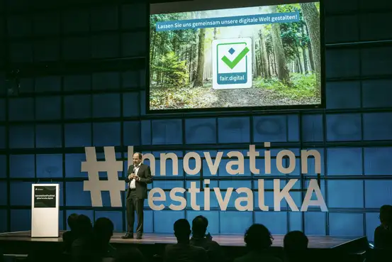 Martin Hubschneider beim InnovationFestival @karlsruhe.digital